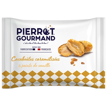 Karamelliserede peanuts med vanilje